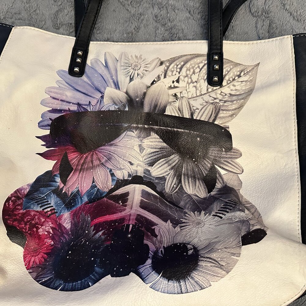 LoungeFly Star Wars Floral Storm Trooper Purse - Picture 2 of 6